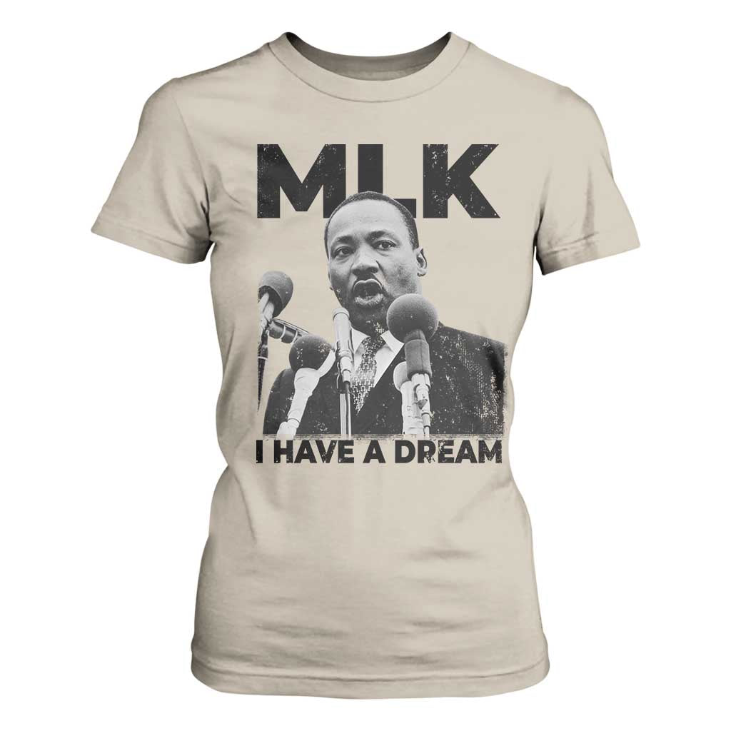 Martin Luther King T Shirt For Women I Have A Dream MLK Black History Month TS10 Sand Print Your Wear