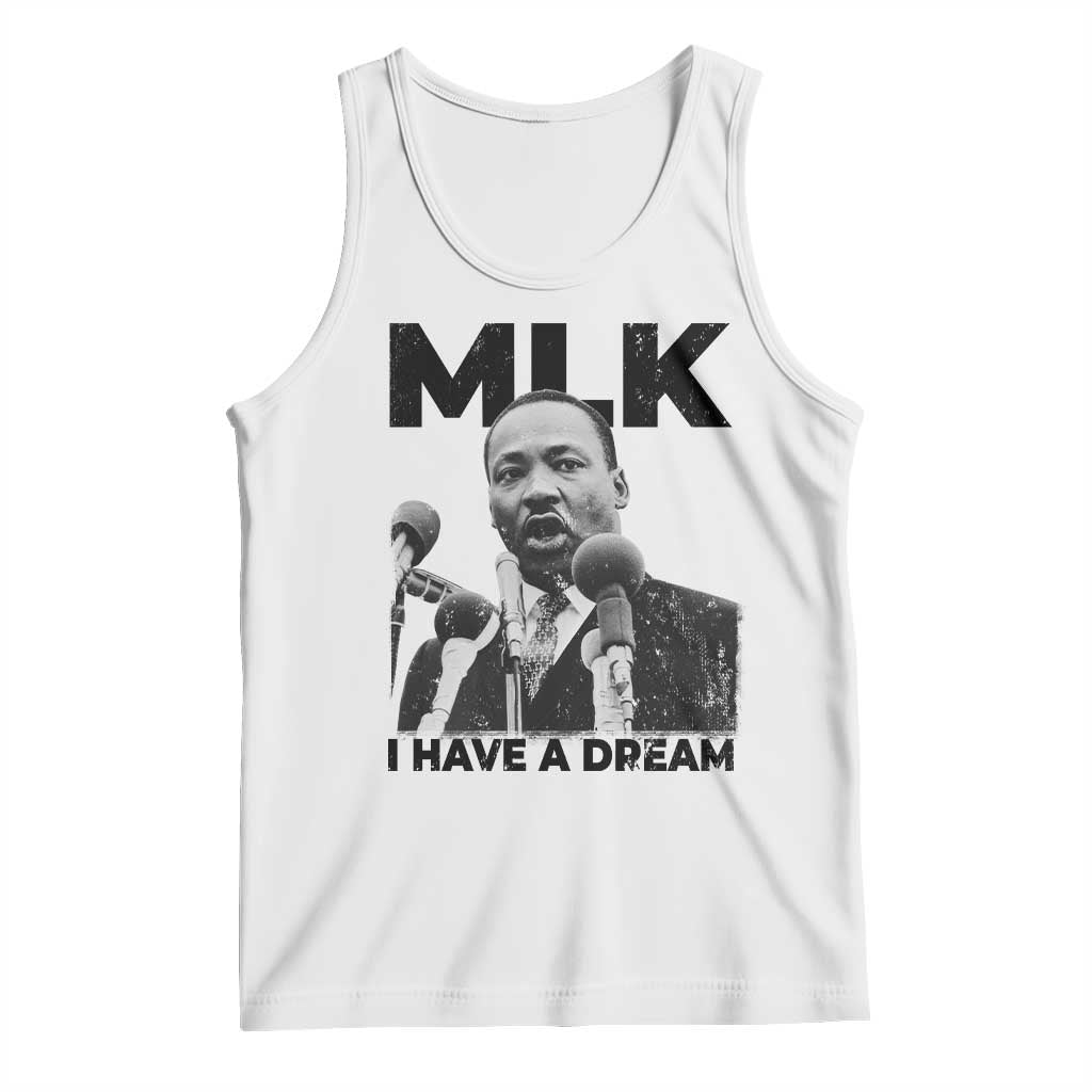 Martin Luther King Tank Top I Have A Dream MLK Black History Month TS10 White Print Your Wear