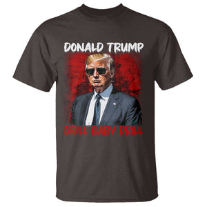 Trump Liberation Day T Shirt Drill Baby Drill Oilrig Oilfield TS10 Dark Chocolate Print Your Wear