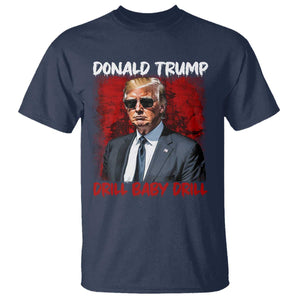 Trump Liberation Day T Shirt Drill Baby Drill Oilrig Oilfield TS10 Navy Print Your Wear