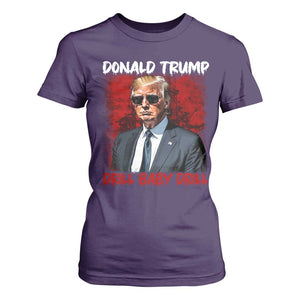 Trump Liberation Day T Shirt For Women Drill Baby Drill Oilrig Oilfield TS10 Purple Print Your Wear