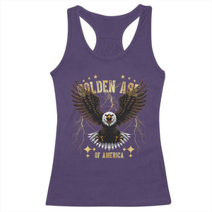 President Donald Trump Inauguration Day Racerback Tank Top Golden Age Of America USA Eagle TS10 Purple Print Your Wear
