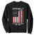 President Donald Trump Sweatshirt Officially Unburdened By What Has Been 2025 47Th Usa Flag TS10 Black Print Your Wear