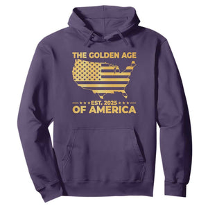 Trump 2025 Hoodie The Golden Age Of America TS10 Purple Print Your Wear