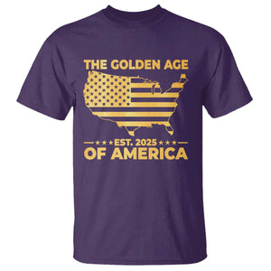 Trump 2025 T Shirt The Golden Age Of America TS10 Purple Print Your Wear