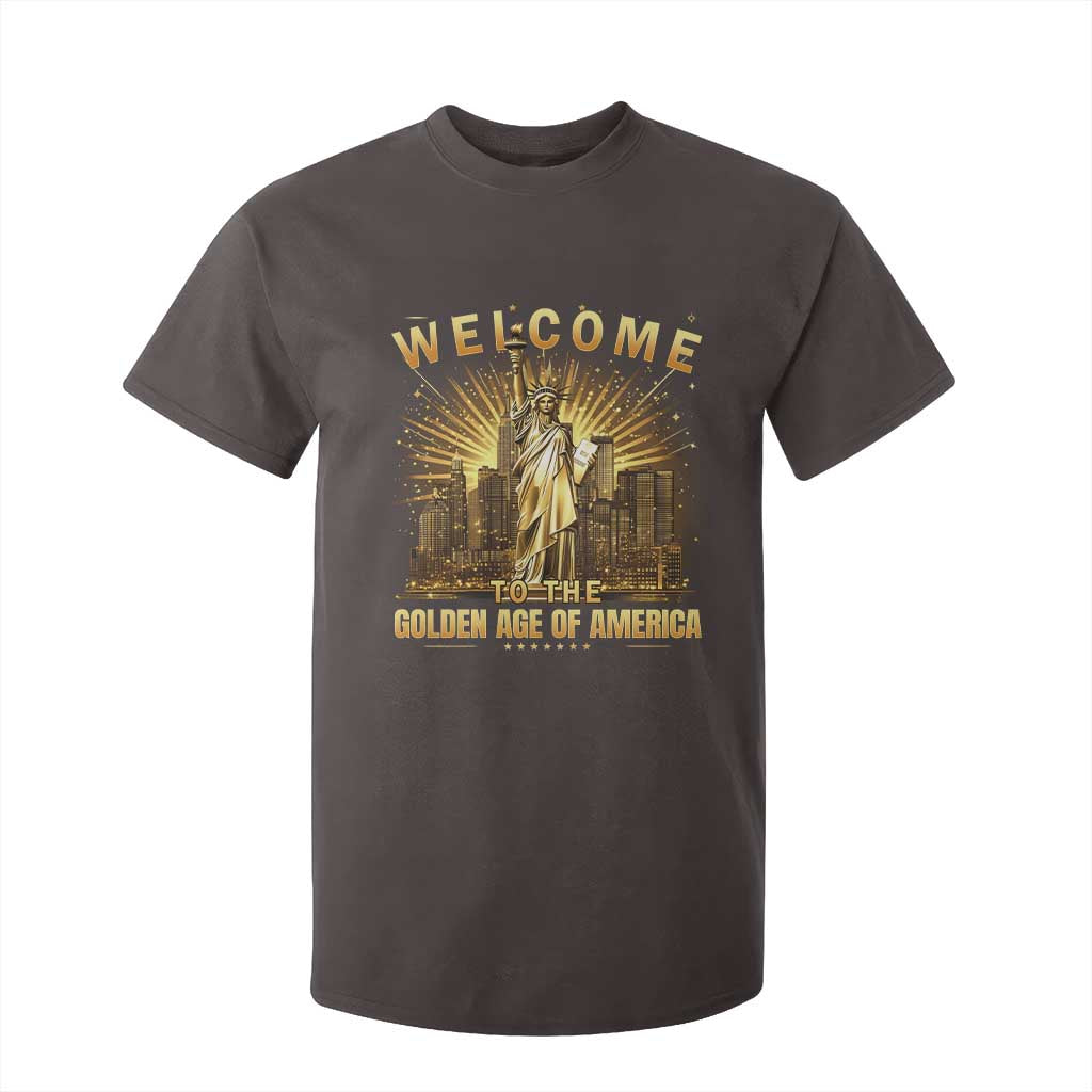 America's Golden Age Statue Of Liberty T Shirt For Kid TS10 Dark Chocolate Print Your Wear