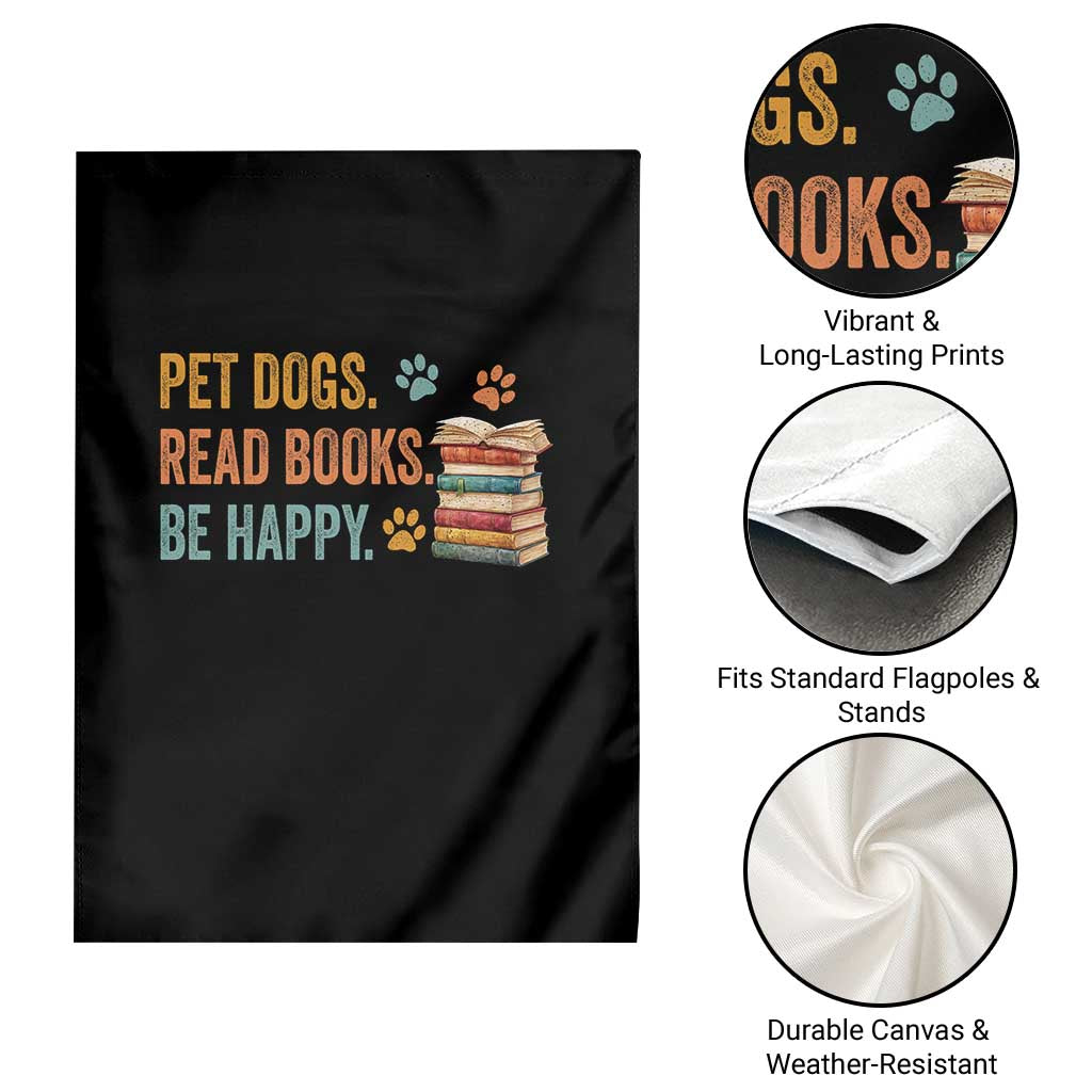 Retro Dog Book Lovers Garden Flag Bookish Dog Mom Gift TS10 Print Your Wear