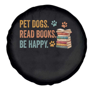 Retro Dog Book Lovers Spare Tire Cover Bookish Dog Mom Gift TS10 Print Your Wear