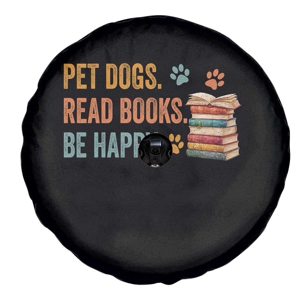 Retro Dog Book Lovers Spare Tire Cover Bookish Dog Mom Gift TS10 Print Your Wear