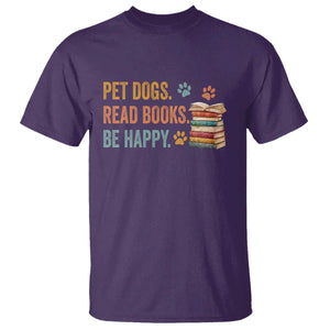 Retro Dog Book Lovers T Shirt Bookish Dog Mom Gift TS10 Purple Print Your Wear