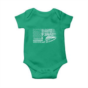 Bigfoot Offroad Car Baby Onesie Retro Sasquatch 4x4 UTV ATV Funny American Flag TS10 Irish Green Print Your Wear