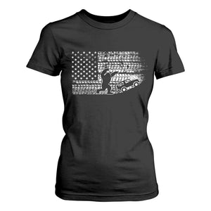 Bigfoot Offroad Car T Shirt For Women Retro Sasquatch 4x4 UTV ATV Funny American Flag TS10 Black Print Your Wear