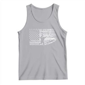 Bigfoot Offroad Car Tank Top Retro Sasquatch 4x4 UTV ATV Funny American Flag TS10 Athletic Heather Print Your Wear