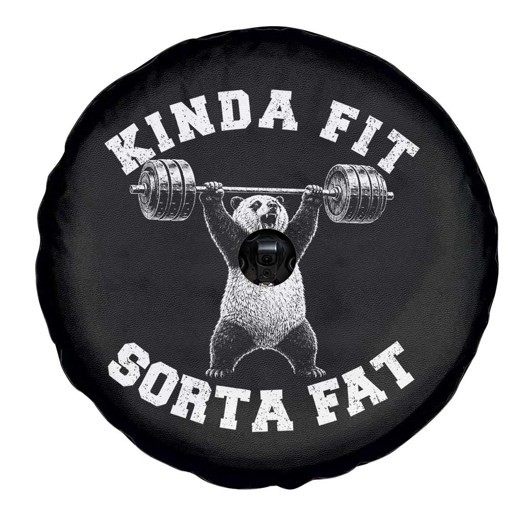 Funny Gym Spare Tire Cover Kinda Fit Sorta Fat Panda Weightlifting Workout TS10 Print Your Wear