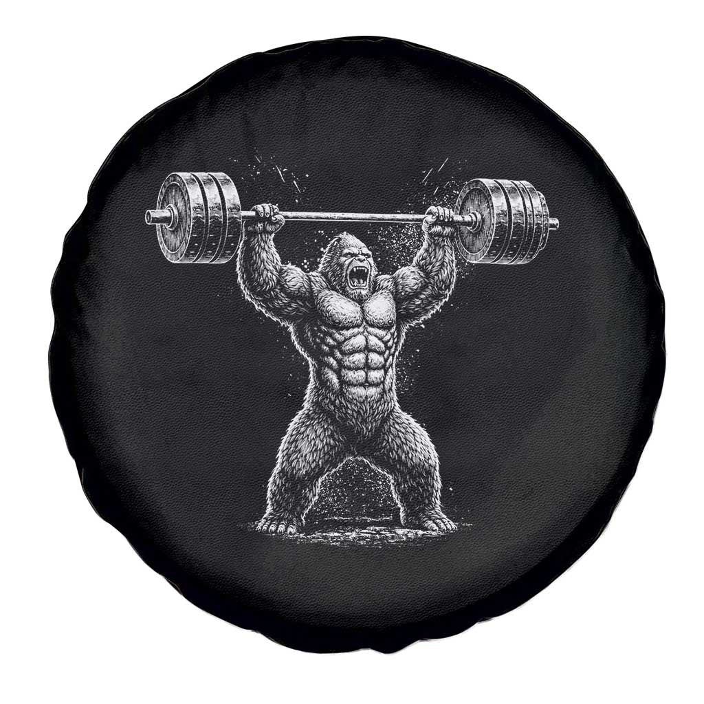 Funny Gym Bigfoot Spare Tire Cover Weightlifting Workout TS10 Print Your Wear