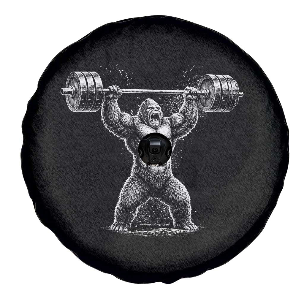Funny Gym Bigfoot Spare Tire Cover Weightlifting Workout TS10 Print Your Wear