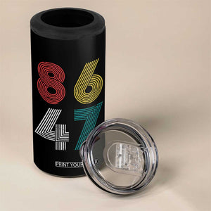 Retro 8647 4 in 1 Can Cooler Tumbler Classic Retro Vintage 80s Subtle FDT TS10 Print Your Wear