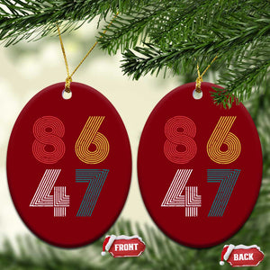 Retro 8647 Ceramic Ornament Classic Retro Vintage 80s Subtle FDT TS10 Print Your Wear