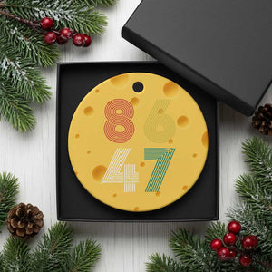 Retro 8647 Ceramic Ornament Classic Retro Vintage 80s Subtle FDT TS10 1pc Yellow Cheese Print Your Wear
