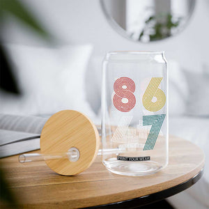 Retro 8647 Glass Can Classic Retro Vintage 80s Subtle FDT TS10 Print Your Wear