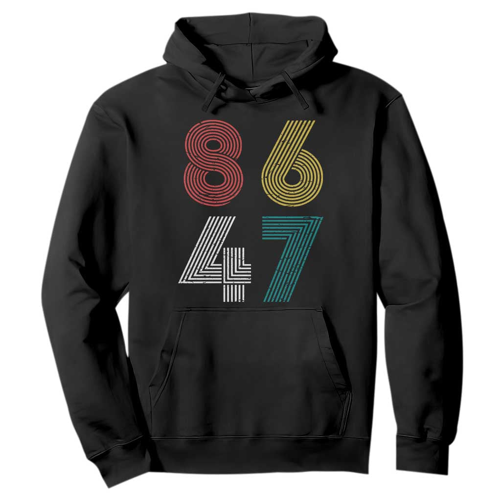 Retro 8647 Hoodie Classic Retro Vintage 80s Subtle FDT TS10 Black Print Your Wear