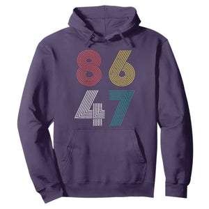 Retro 8647 Hoodie Classic Retro Vintage 80s Subtle FDT TS10 Purple Print Your Wear