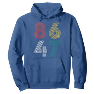 Retro 8647 Hoodie Classic Retro Vintage 80s Subtle FDT TS10 Royal Blue Print Your Wear