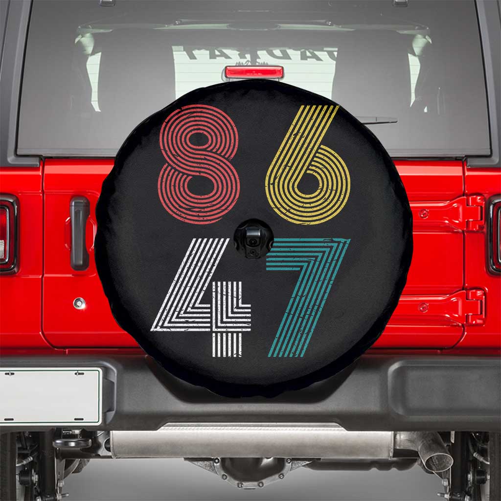 Retro 8647 Spare Tire Cover Classic Retro Vintage 80s Subtle FDT TS10 Black Print Your Wear