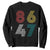 Retro 8647 Sweatshirt Classic Retro Vintage 80s Subtle FDT TS10 Black Print Your Wear