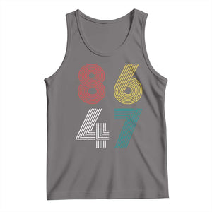 Retro 8647 Tank Top Classic Retro Vintage 80s Subtle FDT TS10 Deep Heather Print Your Wear
