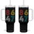 Retro 8647 Tumbler With Handle Classic Retro Vintage 80s Subtle FDT TS10 One Size: 40 oz Black Print Your Wear
