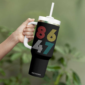 Retro 8647 Tumbler With Handle Classic Retro Vintage 80s Subtle FDT TS10 Print Your Wear