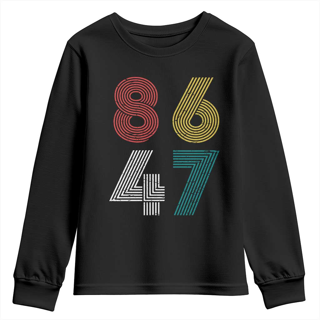Retro 8647 Youth Sweatshirt Classic Retro Vintage 80s Subtle FDT TS10 Black Print Your Wear