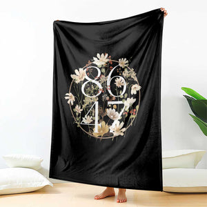 Retro 8647 Throw Blanket Subtle FDT Wild Flower Aesthetic TS10 Print Your Wear