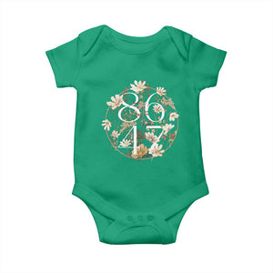 Retro 8647 Baby Onesie Subtle FDT Wild Flower Aesthetic TS10 Irish Green Print Your Wear