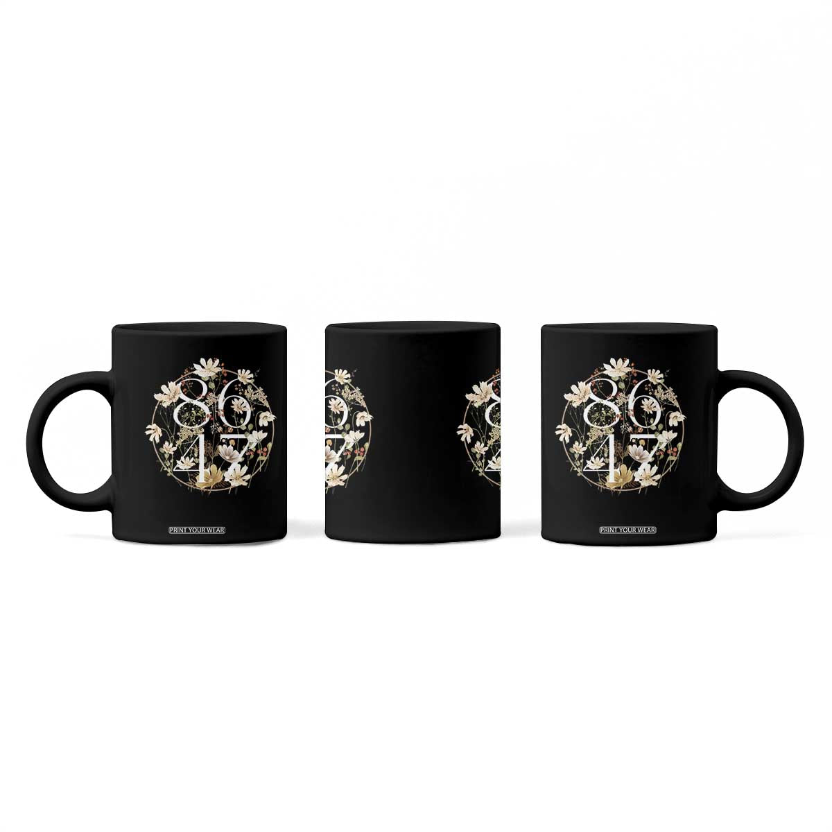 Retro 8647 Coffee Mug Subtle FDT Wild Flower Aesthetic TS10 Print Your Wear