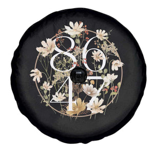 Retro 8647 Spare Tire Cover Subtle FDT Wild Flower Aesthetic TS10 Print Your Wear