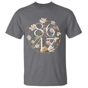 Retro 8647 T Shirt Subtle FDT Wild Flower Aesthetic TS10 Charcoal Print Your Wear