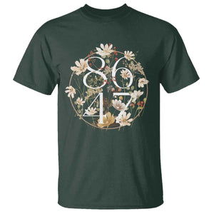 Retro 8647 T Shirt Subtle FDT Wild Flower Aesthetic TS10 Dark Forest Green Print Your Wear