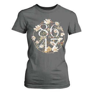 Retro 8647 T Shirt For Women Subtle FDT Wild Flower Aesthetic TS10 Dark Heather Print Your Wear
