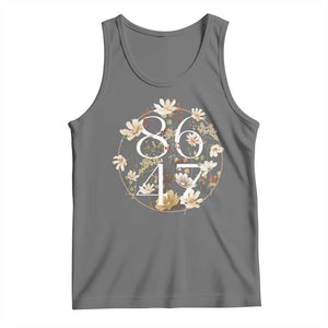 Retro 8647 Tank Top Subtle FDT Wild Flower Aesthetic TS10 Black Heather Print Your Wear