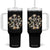 Retro 8647 Tumbler With Handle Subtle FDT Wild Flower Aesthetic TS10 One Size: 40 oz Black Print Your Wear