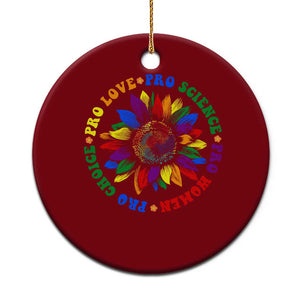 Pro Choice Women Rights Ceramic Ornament Equal Rights Multicolored Flowers TS10 1pc Red Print Your Wear
