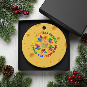 Pro Choice Women Rights Ceramic Ornament Equal Rights Multicolored Flowers TS10 1pc Yellow Cheese Print Your Wear