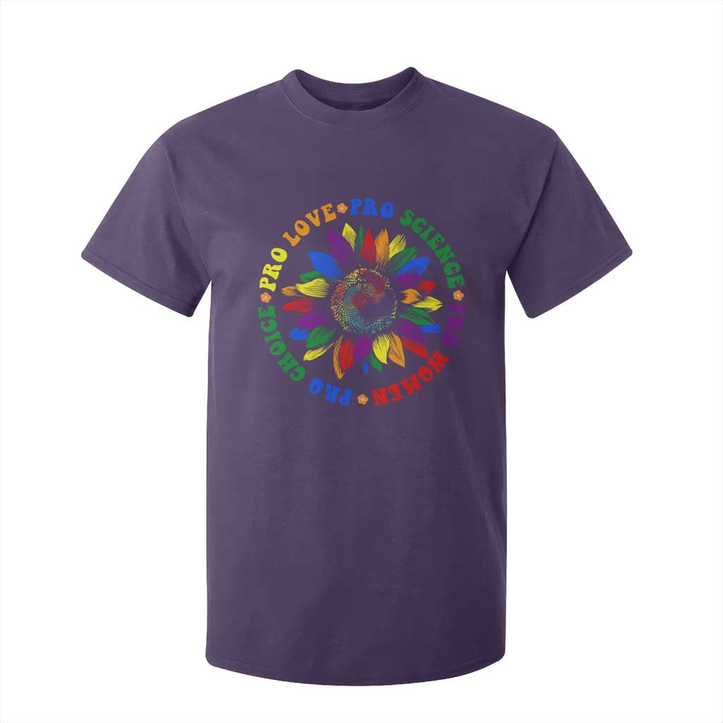 Pro Choice Women Rights T Shirt For Kid Equal Rights Multicolored Flowers TS10 Purple Print Your Wear