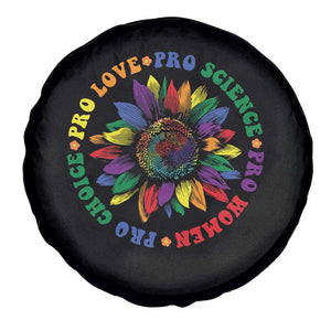 Pro Choice Women Rights Spare Tire Cover Equal Rights Multicolored Flowers TS10 Print Your Wear