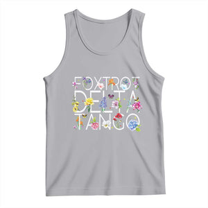Subtle FDT Floral Tank Top Foxtrot Delta Tango Flower Resist TS10 Athletic Heather Print Your Wear