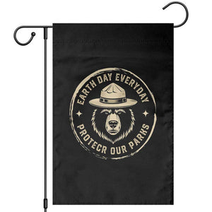 Earth Day Protect Our Parks Garden Flag Vintage Retro Bear TS10 Black Print Your Wear