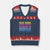 Read Books Drink Coffee Dismantle Systems of Oppression V-Neck Knit Sweater Vest Feminism Social Justice TS10 Navy Red Print Your Wear