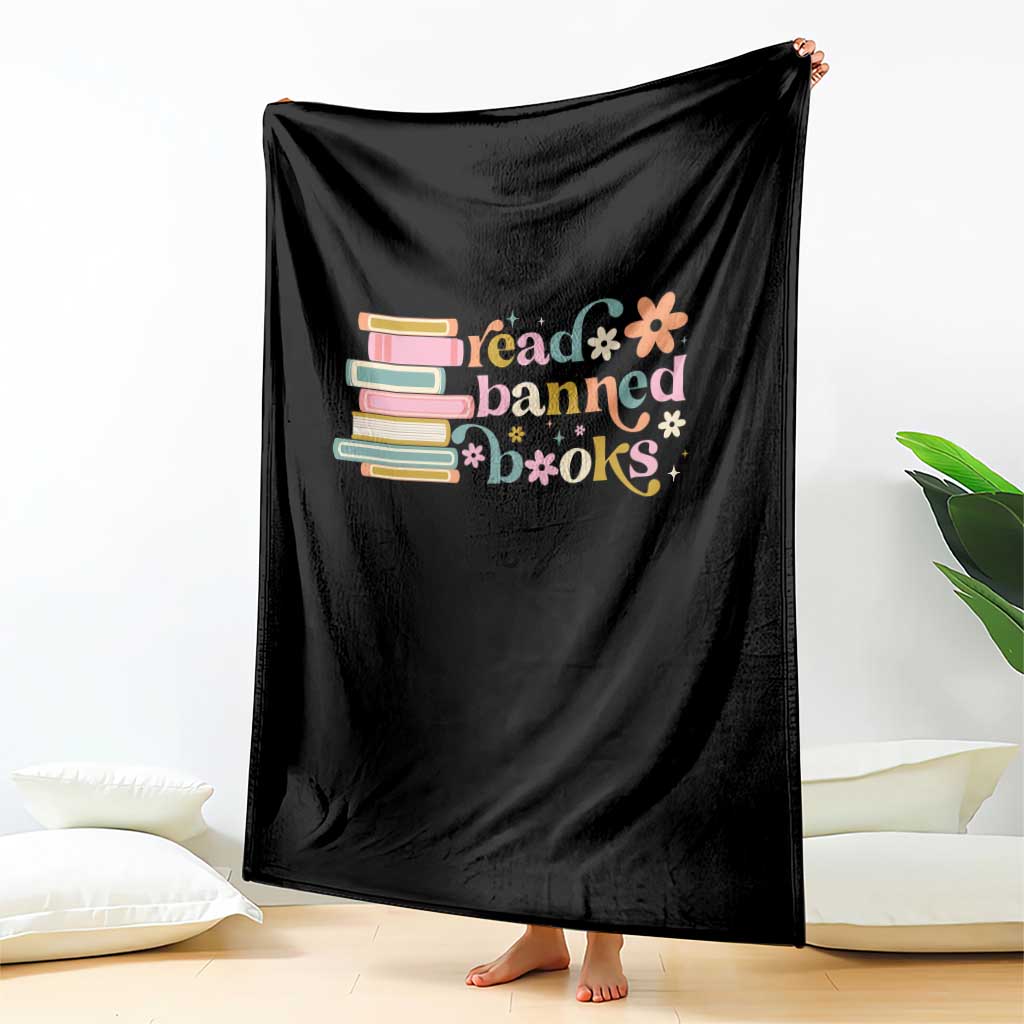 Vintage Read Banned Books Throw Blanket TS10 Print Your Wear